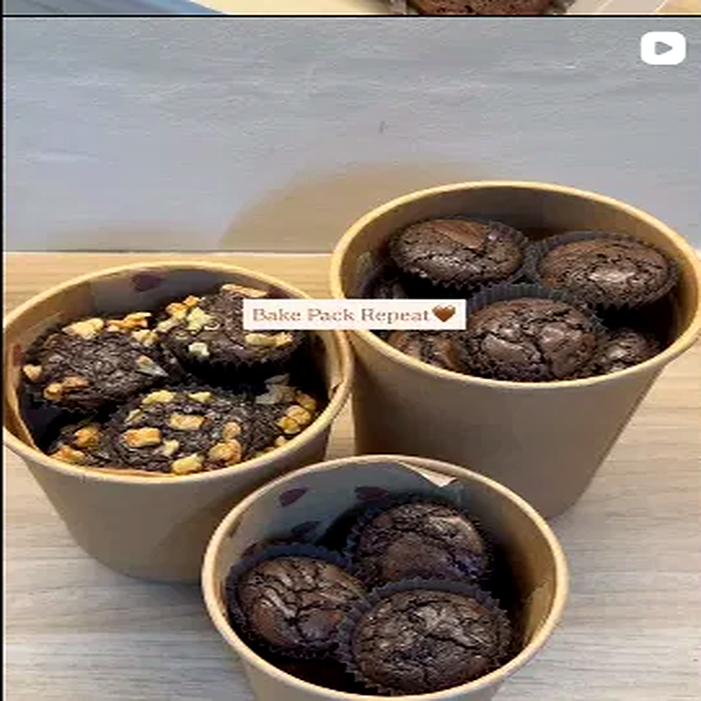 Freshly baked brownies from the Little Brownie Co. kitchen