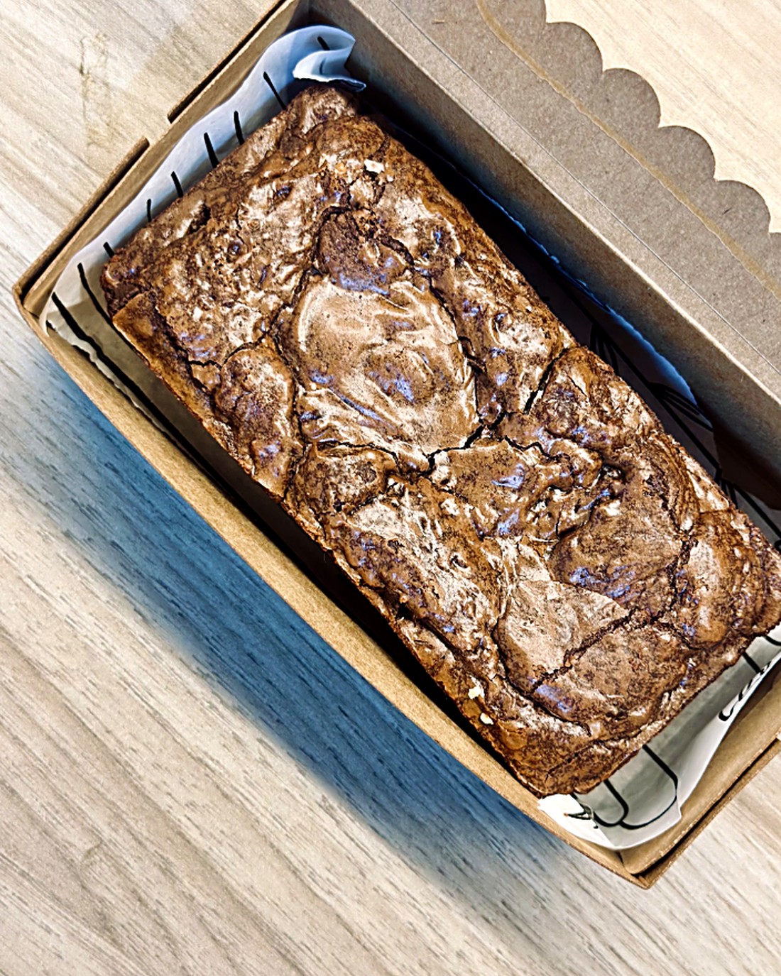 Mini Brownie Loaf